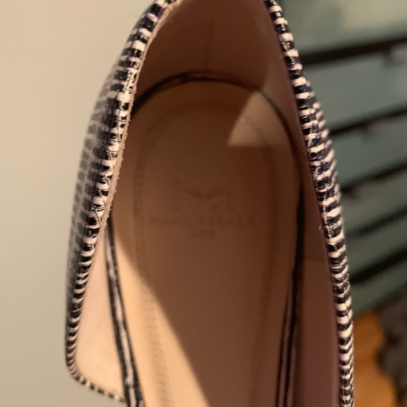 🌸Mark Fisher Flats🌸 7.5 Black & White - Picture 3 of 4